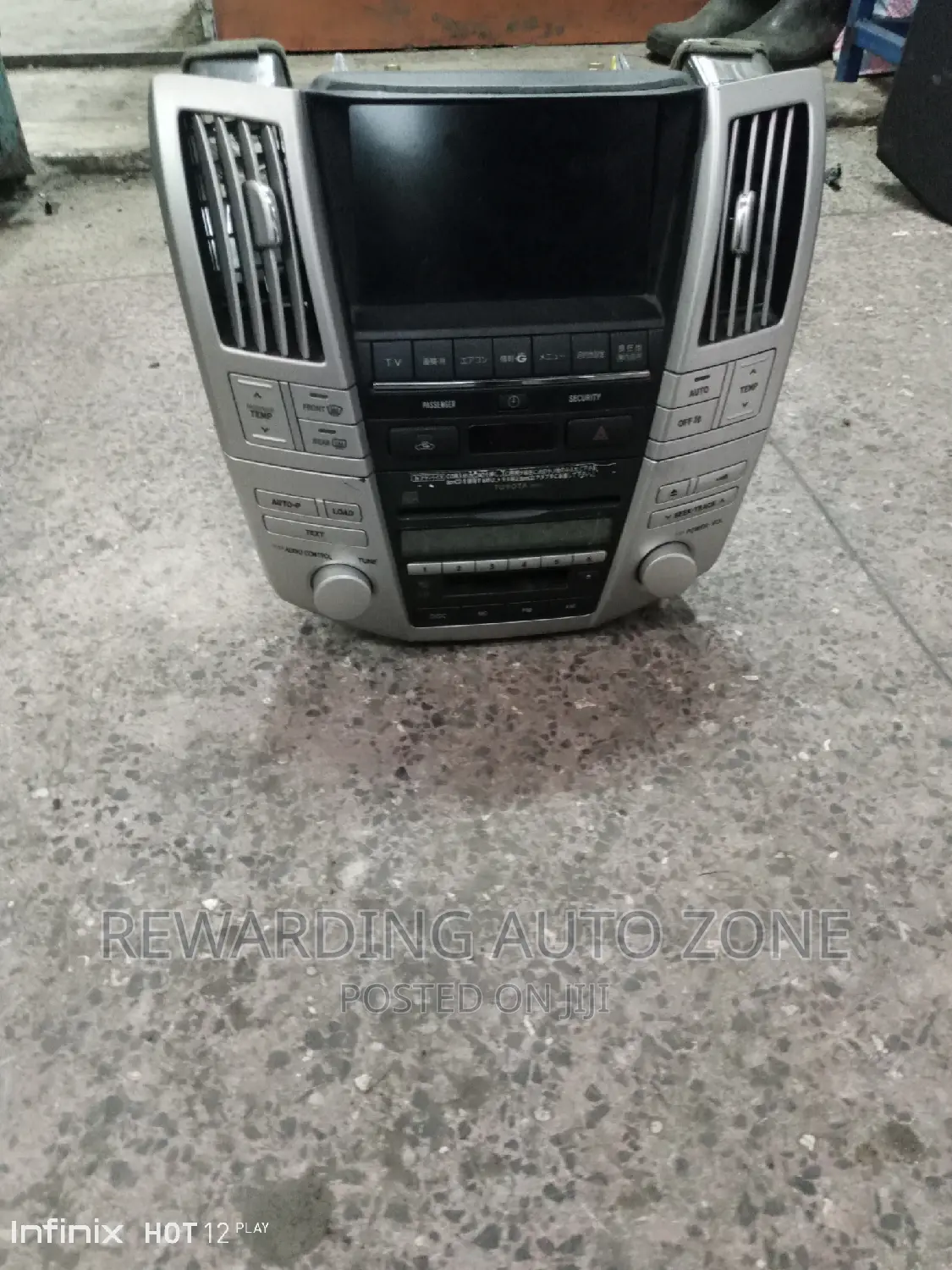 Harrier 240 Radio Face.