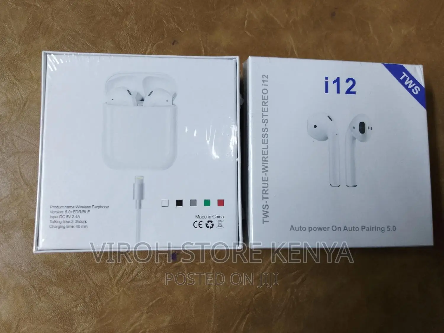 TWS Bluetooth Earbuds V5.0 iPhone Charger BT Airpods