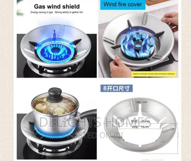 Aluminium Gas Wind Shield and Fire Cover-Za - main view