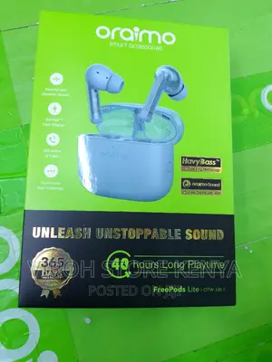 Genuine Oraimo Freepods Lite Earbuds 40hrs Playtime