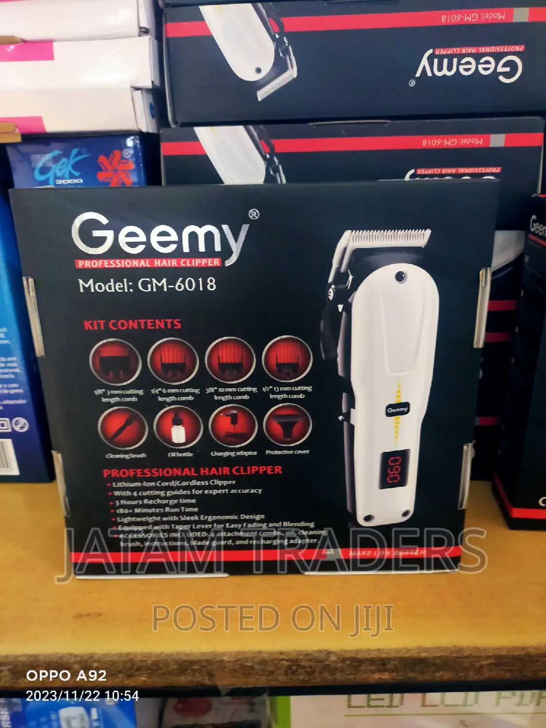 Professional Hair Clipper, Gm 6018