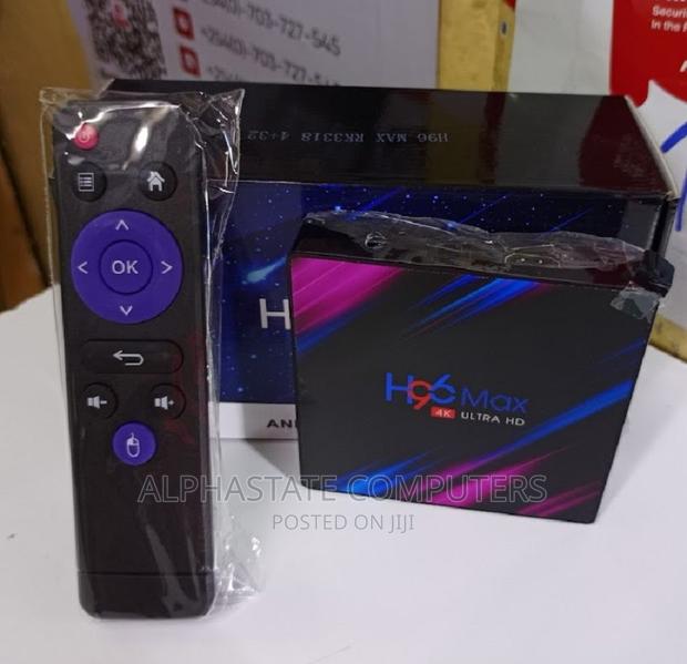 H96 MAX Smart TV Box Android 10 4GB RAM 32GB Dual Wifi Set - thumbnail 3
