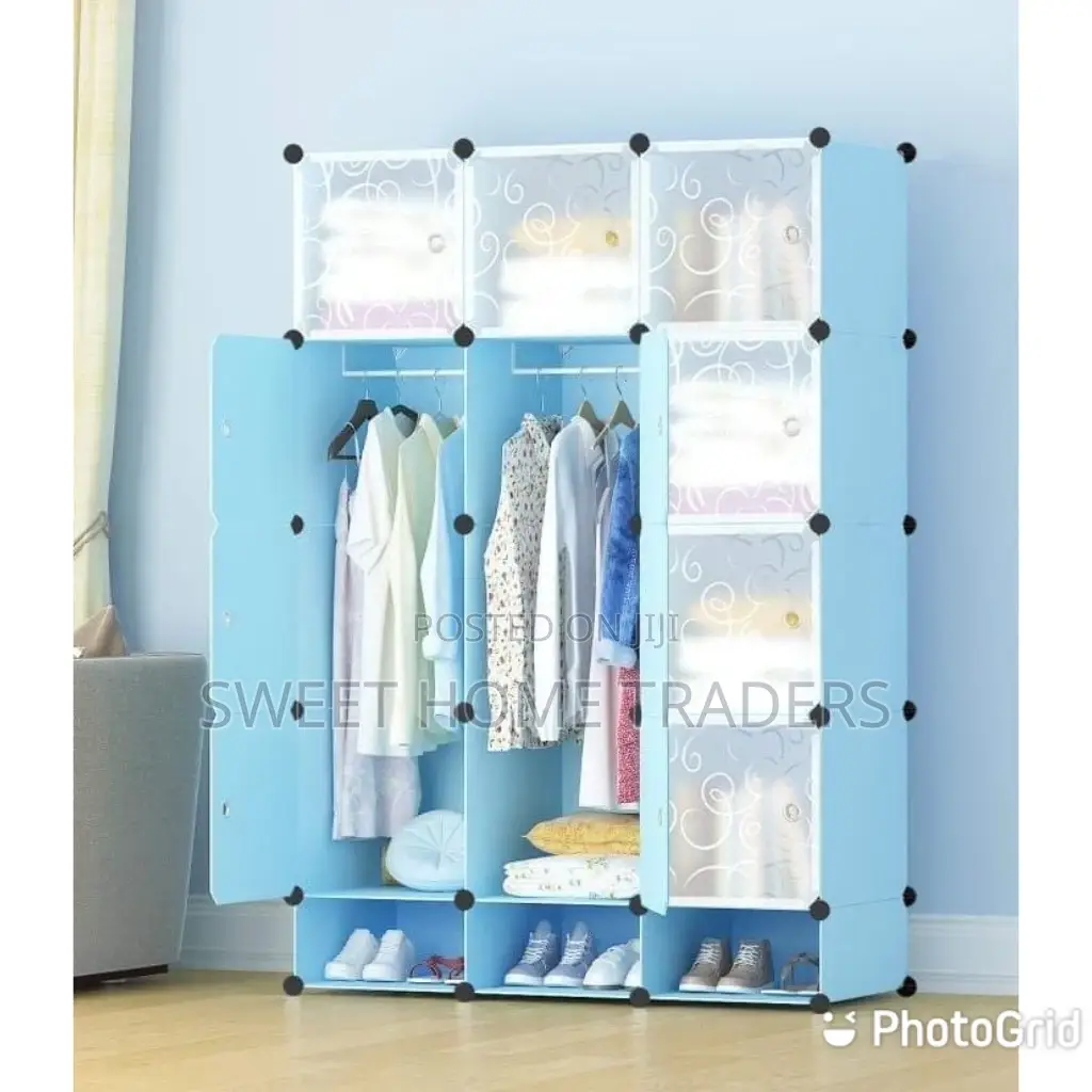 TC Portable 3-Column Plastic Wardrobes