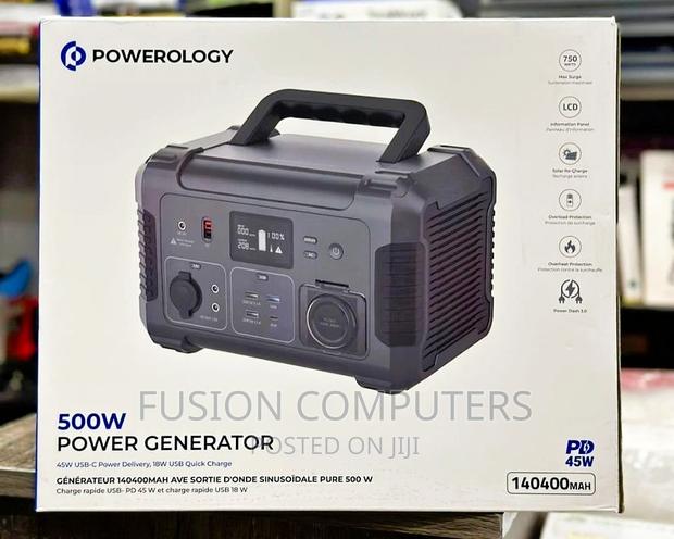 Powerology 140400mah 500W Portable Power Generator