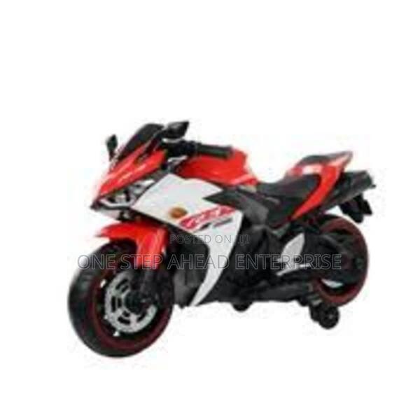 Kids Red Electric Motorbike - main view