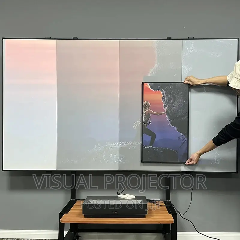 Projector Screen 100" ALR Anti Light Screen Aluminum Frame