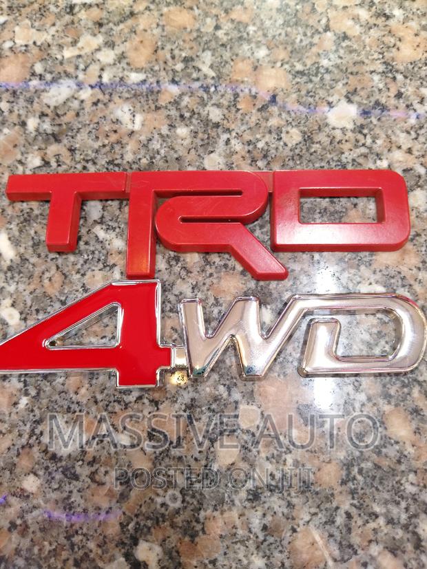 Buy 4wd / TRD Car Emblem Logo/Car Logo/Emblems