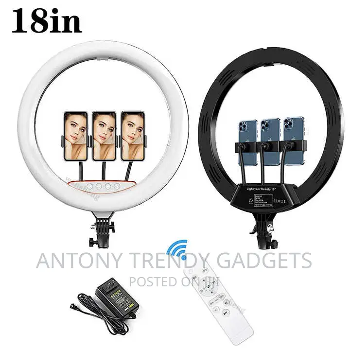 18 Inch Led Ring Light Selfie+ 2m Tripod Stand