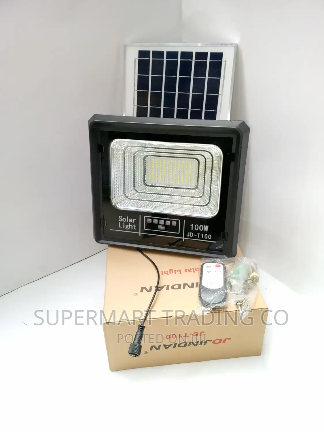 JD Solar Floodlight 100wts