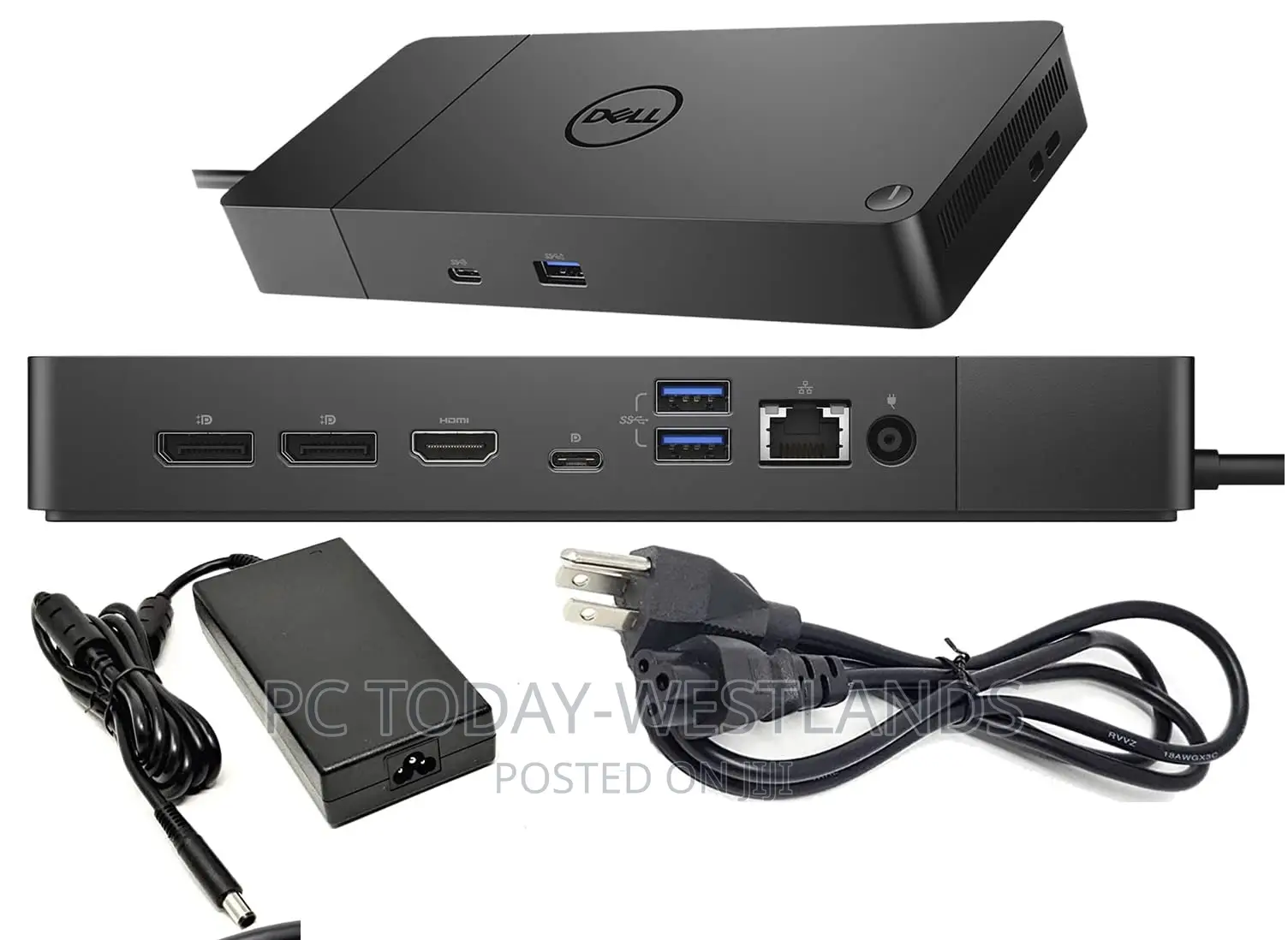 Dell Dock- WD19S 90w Power Delivery - 130w AC - 90 W