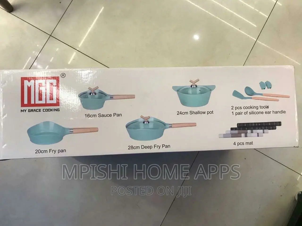 15pcs Granite Cookware Set MGC
