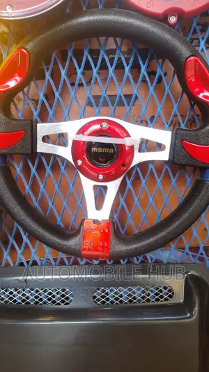 Momo Steering Wheels Red and Black