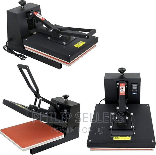 15" X 15" Black Heat Press Machine Digital Clam Shell - main view