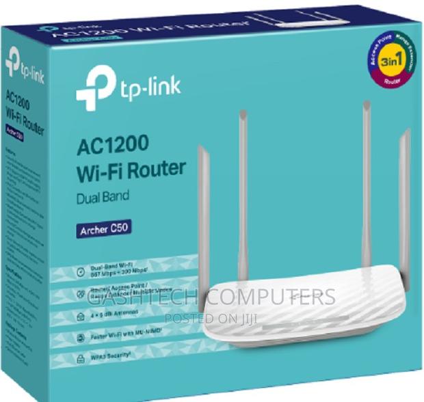 Tp-Link AC1200 Wireless Dual Band Router - TL-ARCHER C50 C50