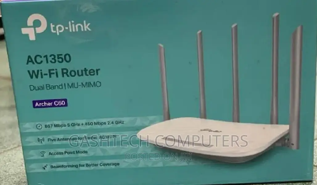 Tp-Link AC1200 Wireless Dual Band Router - TL-ARCHER C60