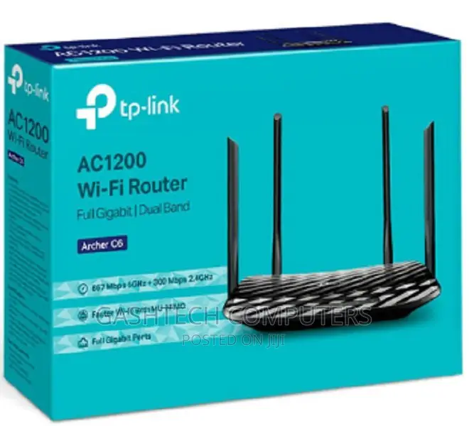 Tp-Link AC1200 Wireless MU-MIMO Router - TL-ARCHER C6