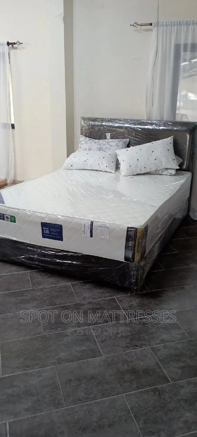 Pure White Orthopedic Spring Mattress {5×6 10inch Thick}