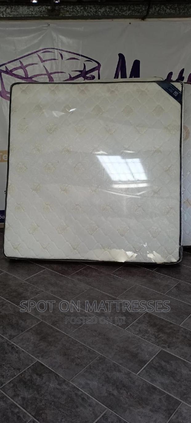 Pure White Orthopedic Spring Mattress {5×6 10inch Thick} - thumbnail 2