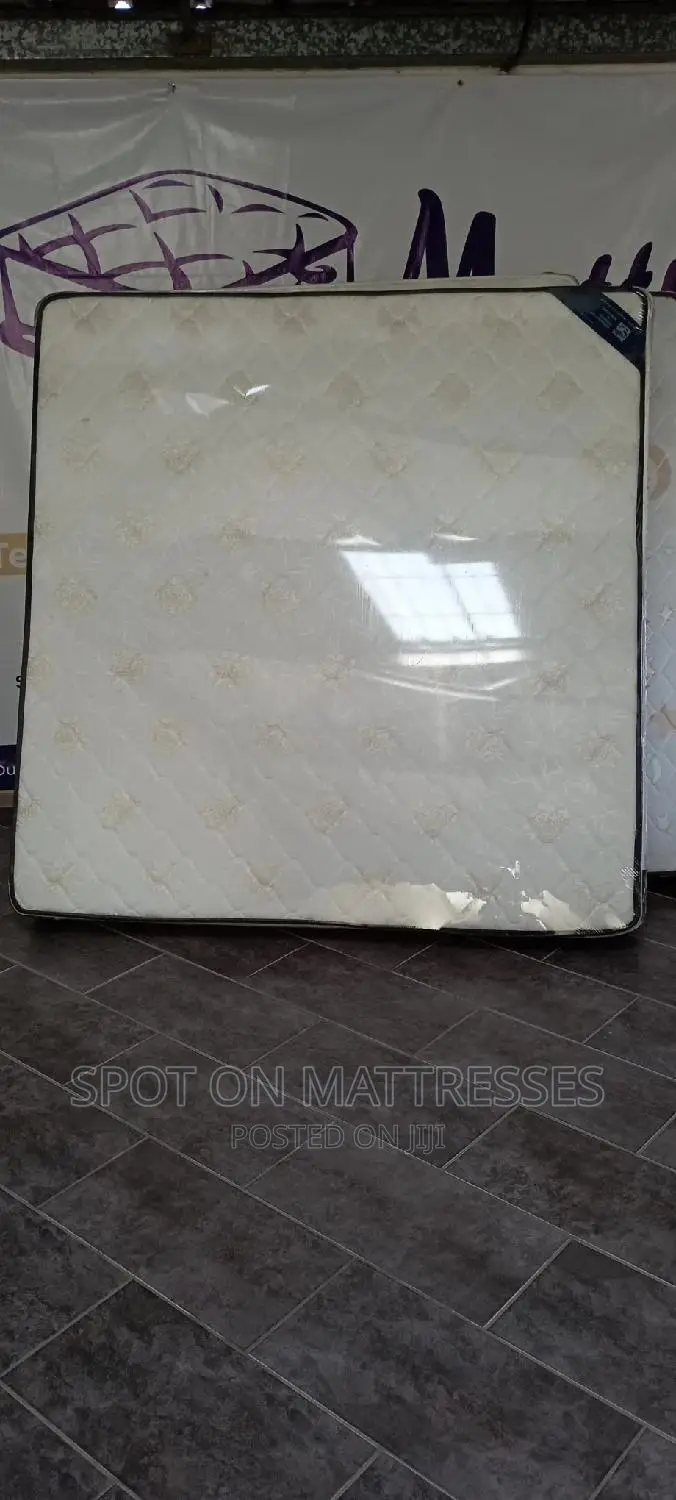 Pure White Orthopedic Spring Mattress {5×6 10inch Thick}
