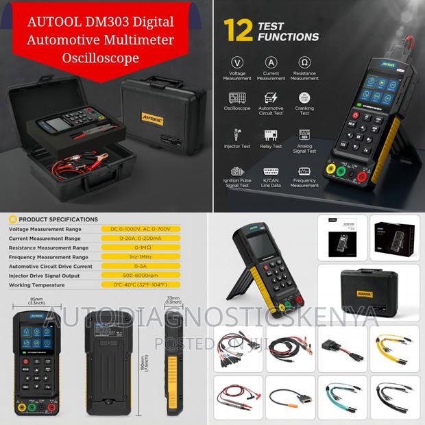 AUTOOL DM303 Automotive Diagnostics Digital Multimeter - main view