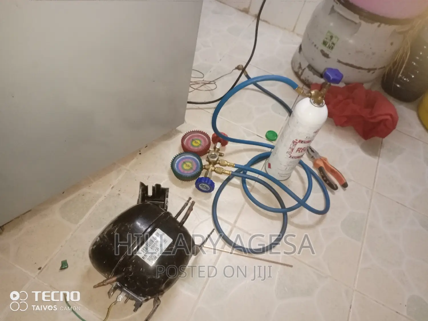 Compressor Changing/Gas Refill