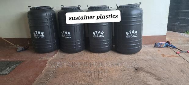 320 Litres Plastic Water Storage Tanks (Black) - thumbnail 2