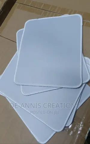 Branded White Mouse Pads