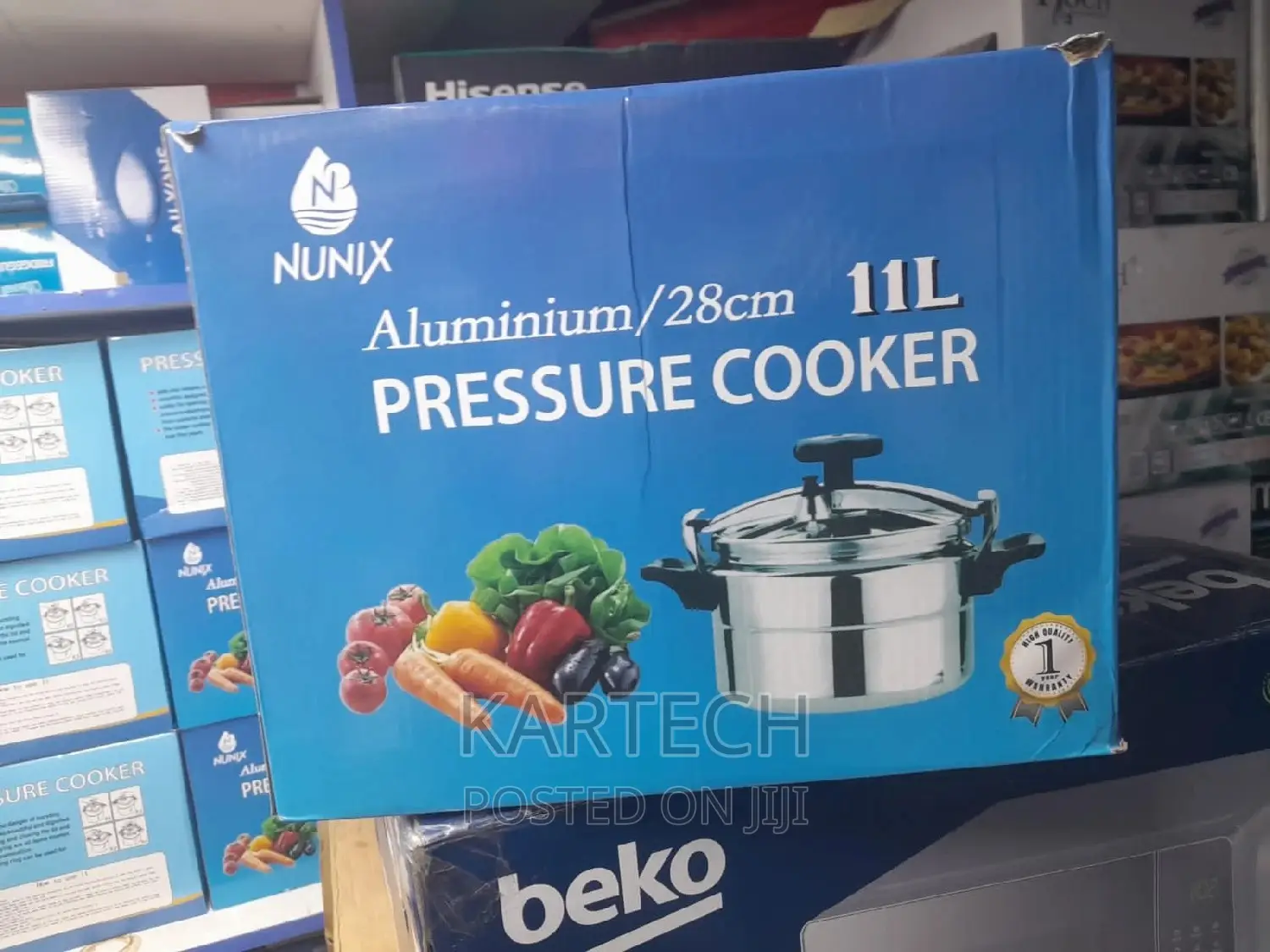 11 LTRS Nunix Aluminium Pressure Cooker