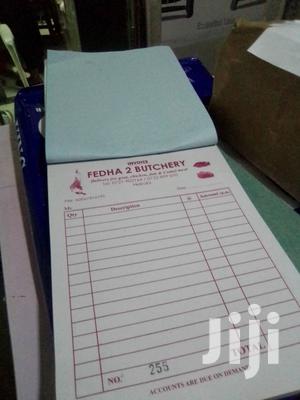 Receipt Books Printing
