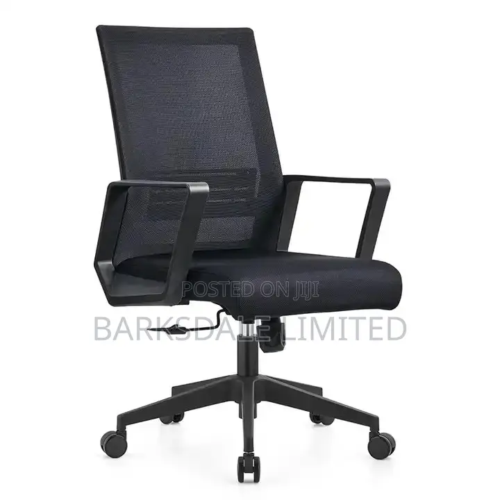 Blackoffice Desk Chair Mesh Swivel Adjustable Lumbar Support