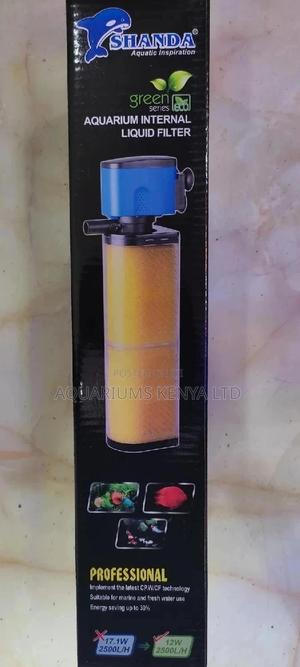 Shanda Aquarium Filter Pump 2500l/H, Yellow Filter - thumbnail 2