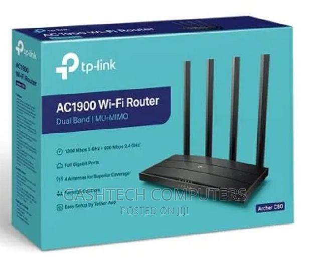 Tp-Link Ac1900 Wireless Mu-Mimo Wi-Fi 5 Router Tl#Archer C80 - main view