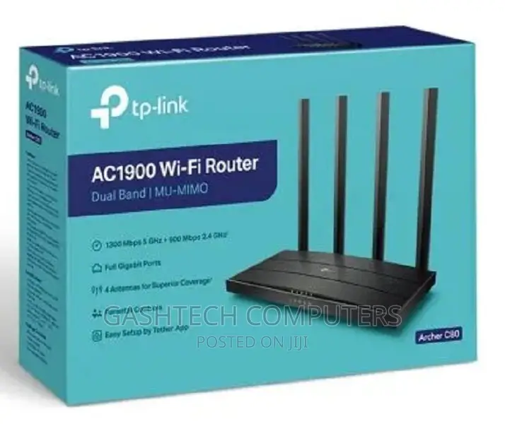 Tp-Link Ac1900 Wireless Mu-Mimo Wi-Fi 5 Router Tl#Archer C80