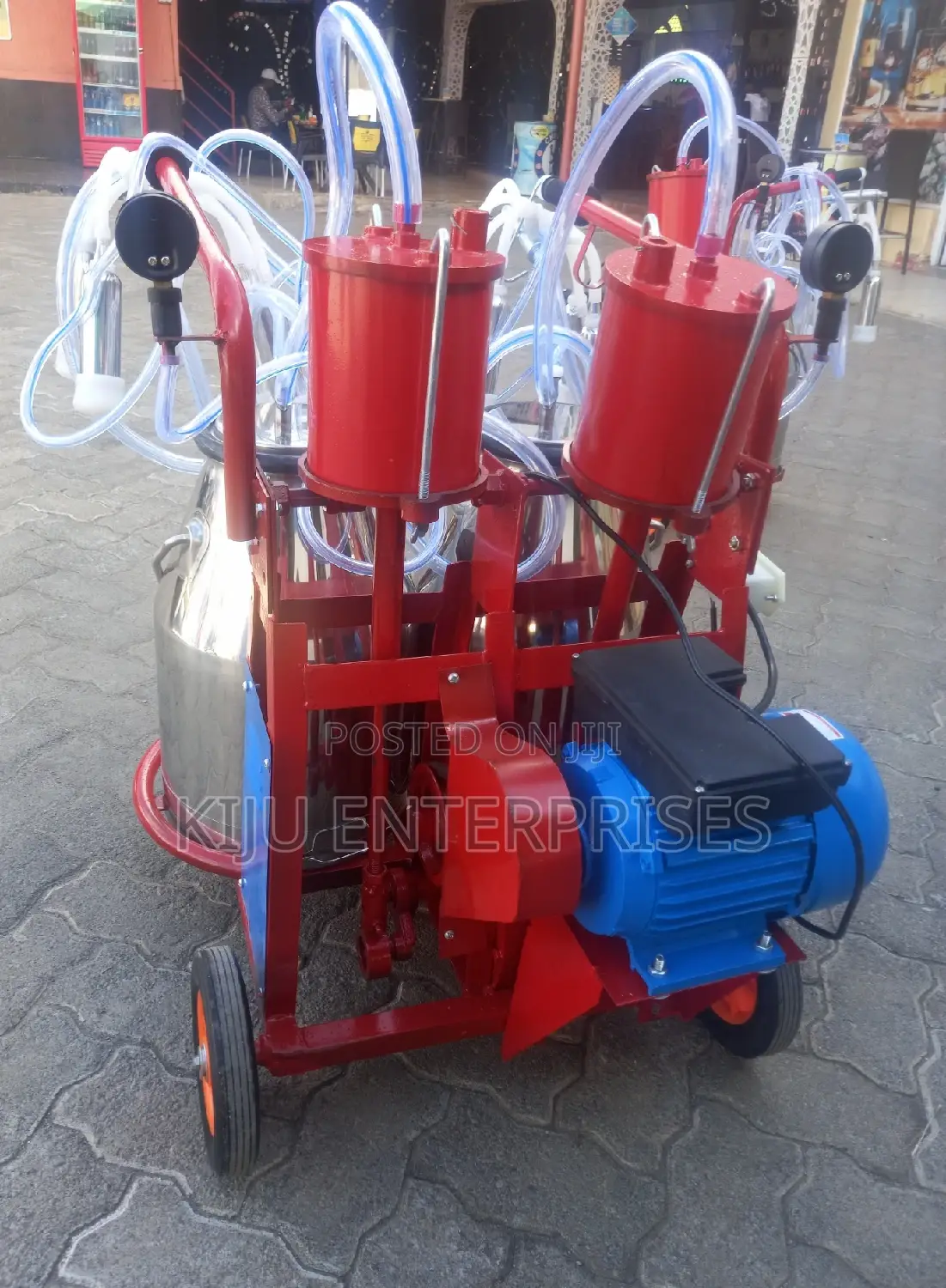 Electric Powered Double Milking Machine