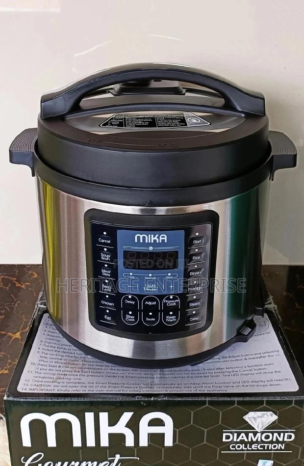 Electric Pressure Cooker, 6L, Stainless Steel.