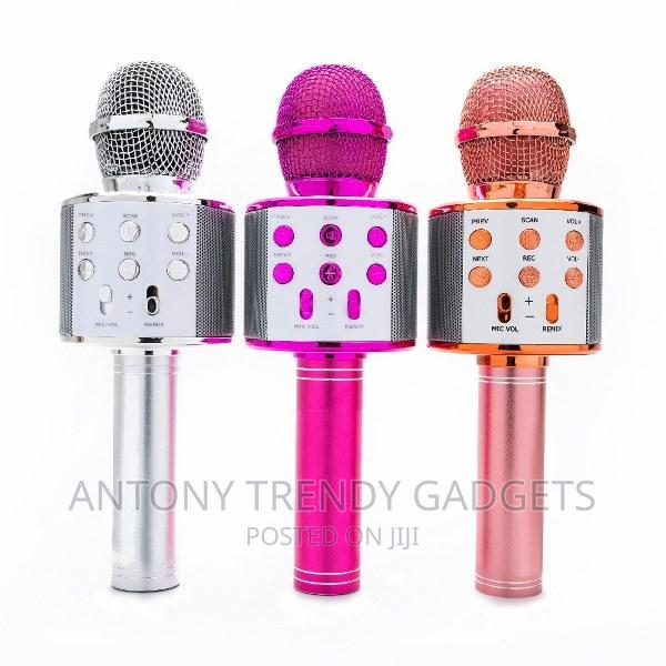 Portable Wireless Bluetooth Karaoke Mic for Adults Kids
