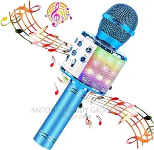 Bluetooth Wireless Karaoke Microphone With LED Lights
