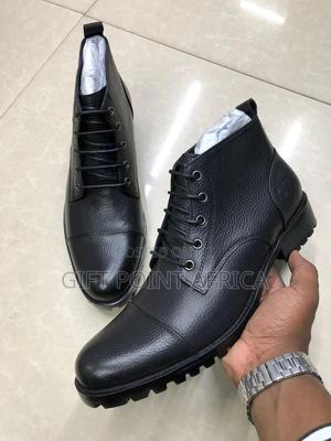 Mens Casual Leather Boots - thumbnail 2