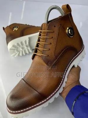 Brown Leather Boots for Men