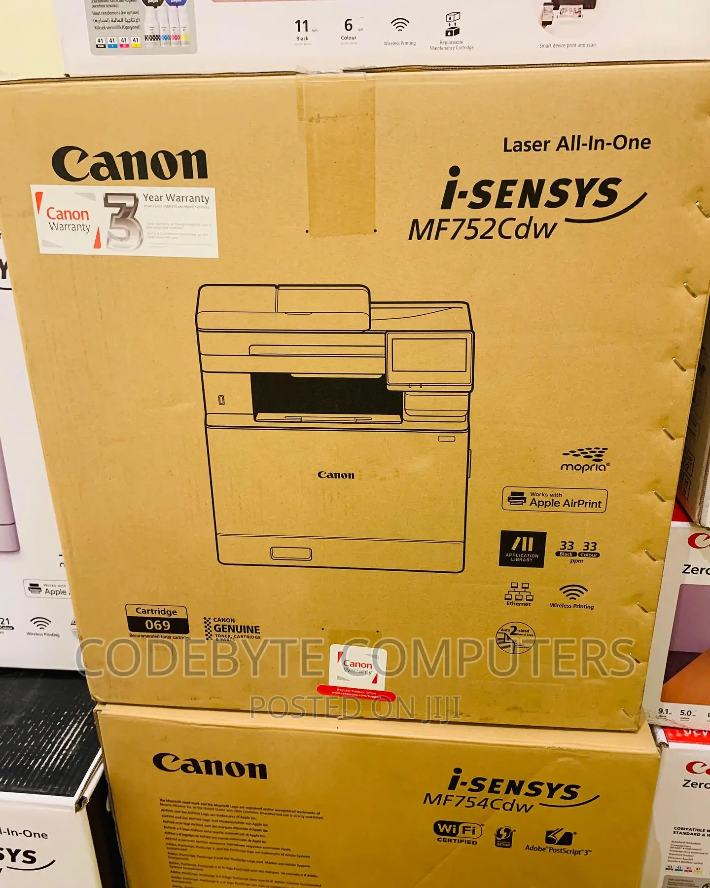 Canon I-Sensys Mf752cdw Colour Laser All-in-One