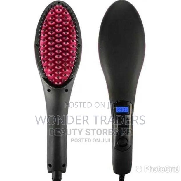 Hair Straightener Brush, Electric Hair Straightener Comb - main view