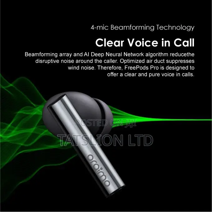 Oraimo Freepods Pro ANC Active Noise Cancellation TWS True W