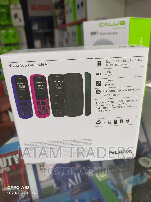 New Nokia 105 Black - thumbnail 3