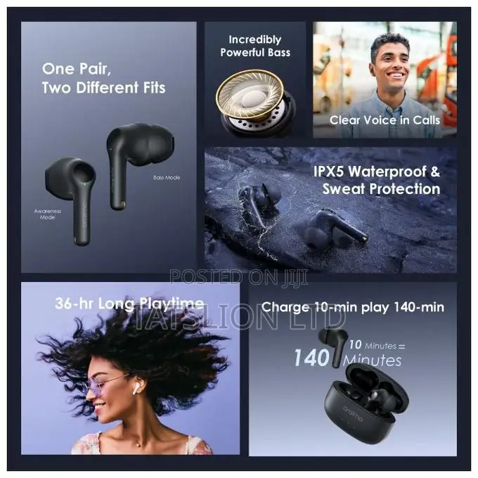 Oraimo Freepods 3C ENC Calling Noise Cancellation Long Playt