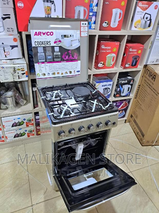 Armco 60X60 Standing Cooker 3+1E, Elec. Oven Made in Turkey