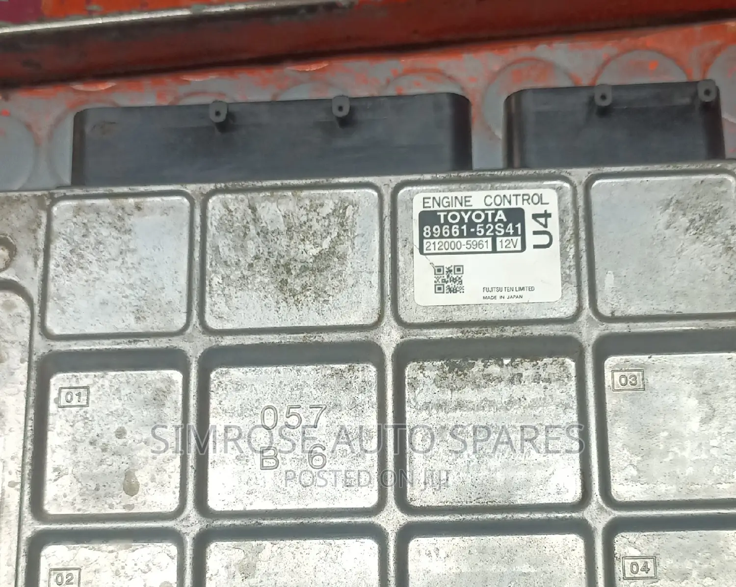 Toyota Vitz 2012 Ecu