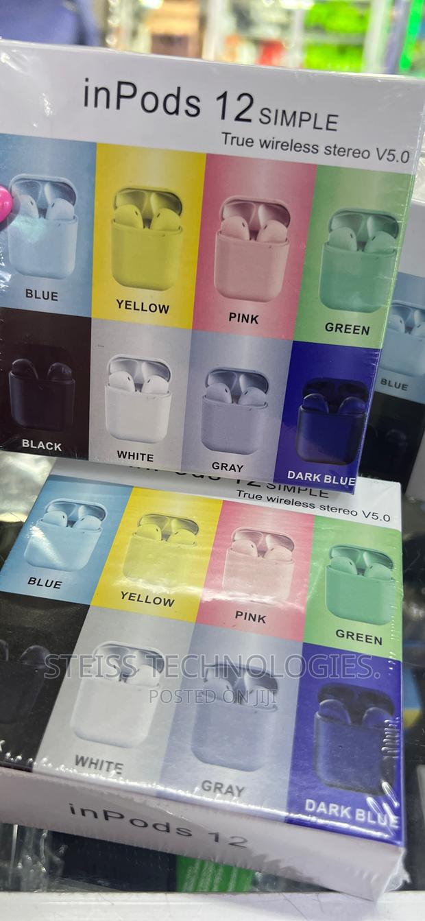 Black Inpods 12 Wireless Bt. - thumbnail 2