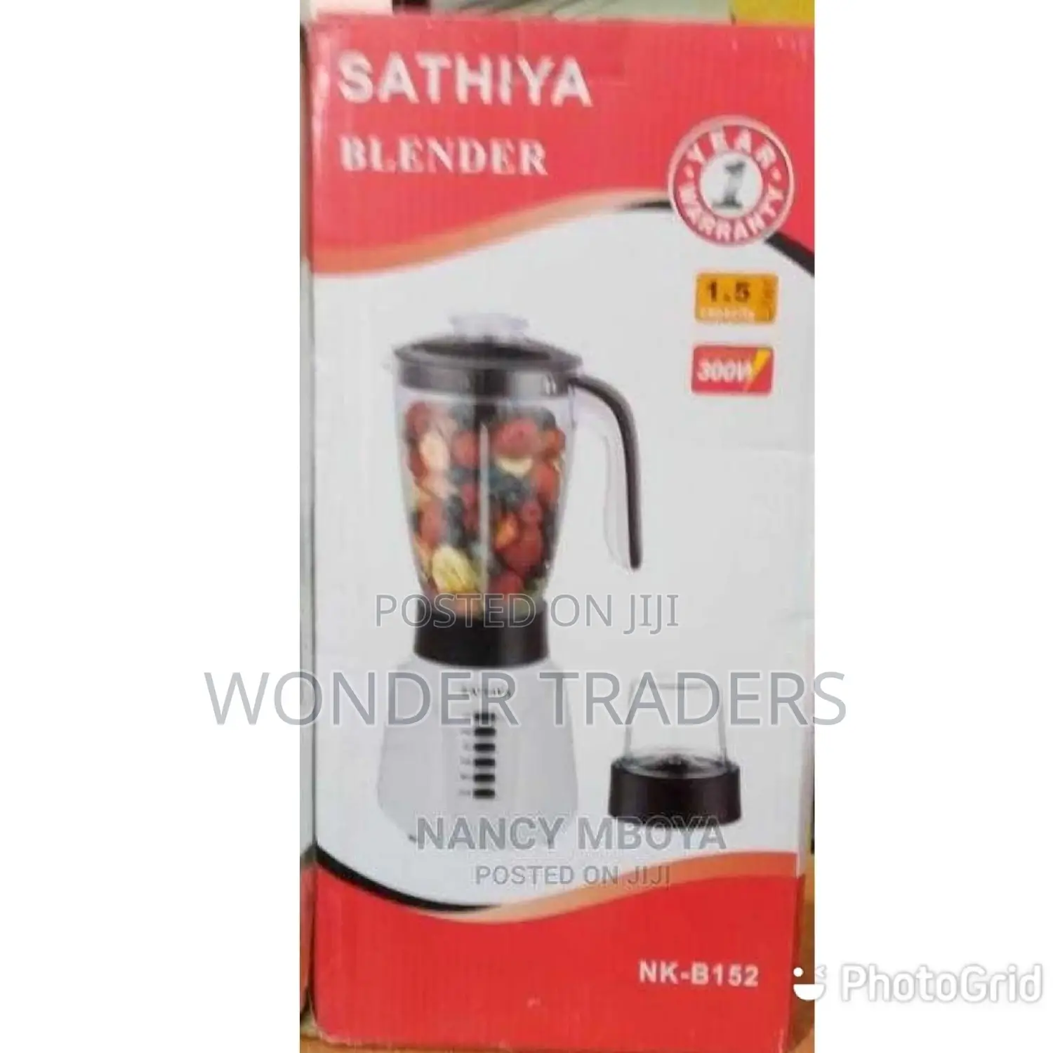 Blender 2 in 1 Sathiya Blender