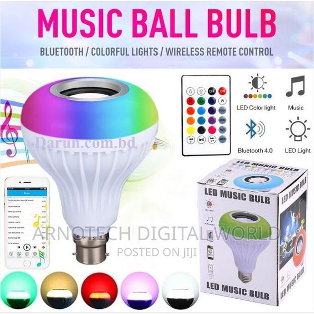 Bluetooth Music LED Bulb Multi Color Speaker - thumbnail 2