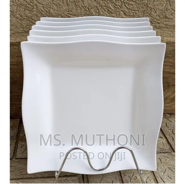 Melamine Partition Flowered 6pcs